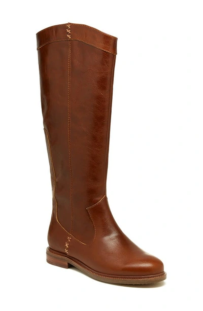 Kelsi Dagger Brooklyn Later Knee High Boot In Peanut