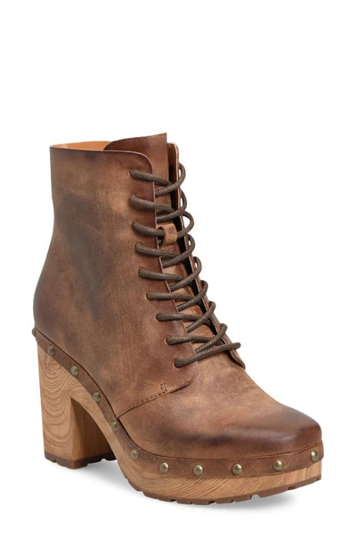 Kork-ease Sherborn Platform Bootie In Brown
