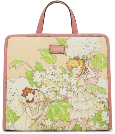 Gucci Kids Pink  Love Parade Tree Fairies Bag In 5761 Ros.mu/pi.ro/pi