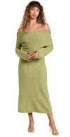 Cult Gaia Zennie Long Sleeve Midi Sweater Dress