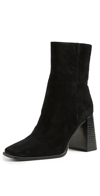 Sam Edelman Ivette Womens Suede Square Toe Ankle Boots
