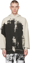 A-COLD-WALL* OFF-WHITE & BLACK PRINT HOODIE