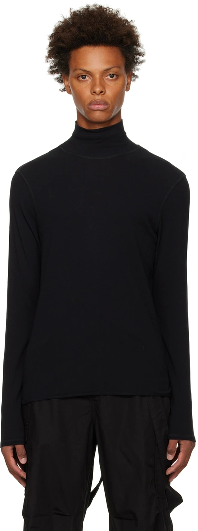 Our Legacy Cotton Turtleneck T-shirt In Black