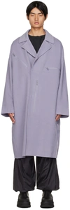 A. A. SPECTRUM PURPLE KAPONEL COAT