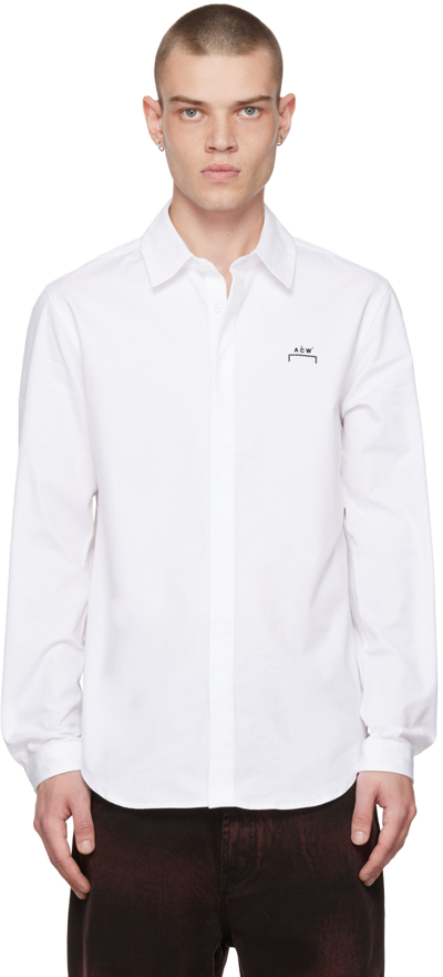 A-cold-wall* Logo Chest Shirt In White