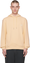SOLID HOMME YELLOW EMBROIDERED HOODIE