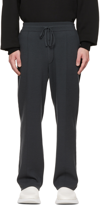 SOLID HOMME GRAY PINCHED SEAM LOUNGE PANTS
