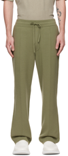 SOLID HOMME KHAKI PINCHED SEAM LOUNGE PANTS