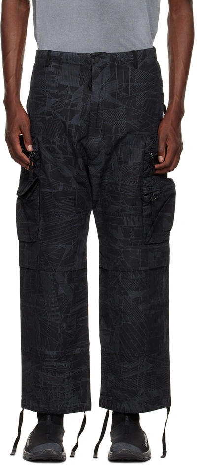 Nemen Black Java Cargo Pants In 111 Ink Black