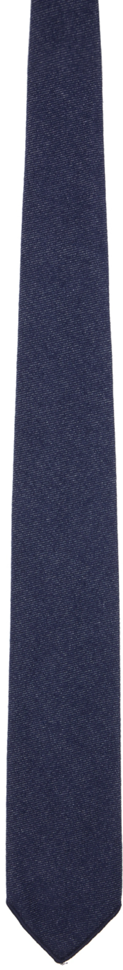 Engineered Garments Navy Cotton Tie In Sd004 Indigo Cotton