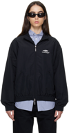 Balenciaga Women's 3b Sports Icon Small Fit Tracksuit Jacket In 0100 Black W