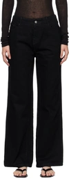 Subtle Le Nguyen Black On-ward Jeans In Black
