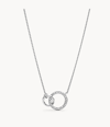 Fossil Women's Stainless Steel Pendant Necklace In Silver