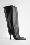 Balenciaga Falkon Knee High Boot In Black
