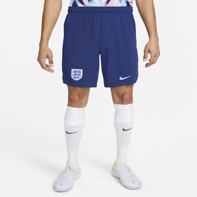 Nike England 2022/23 Stadium Home  Men's Dri-fit Soccer Shorts In Blue
