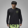 Jordan Men's  Sport Breakfast Club Long-sleeve T-shirt In Black