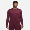 Nike Men's Dri-fit Legend Long-sleeve Fitness Top In Red