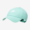 Nike Sportswear Heritage86 Futura Washed Hat In Light Menta,white