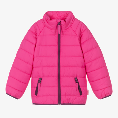Playshoes Kids' Girls Pink Puffer Jacket