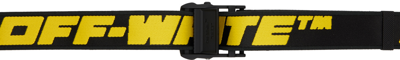 Off-white Black & Yellow Industrial Belt In Black Yellow