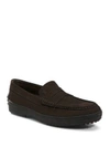 TOD'S Nuovo Suede Gommino Moccasins