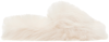 Bottega Veneta Shearling Resort Slides In 9013 White
