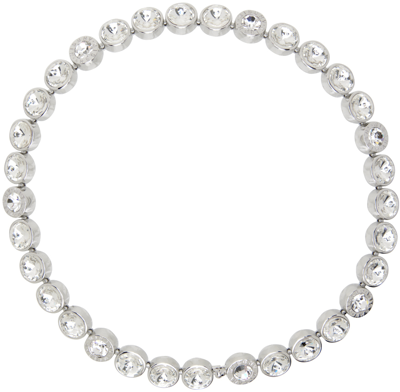 Misbhv Silver Ice Choker Necklace In Silber