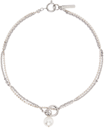 Justine Clenquet Silver Laura Necklace