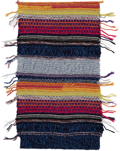 Chloé Multicolor Irregular Stripes Scarf In 9cb Multicolor 2