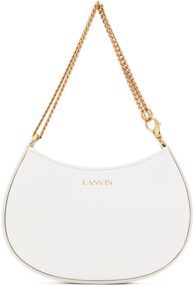 Lanvin White Extra Nano Shoulder Bag In 00 White