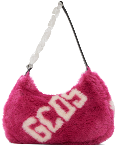 Gcds Daily Shoulder Bag In Pink