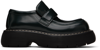 BOTTEGA VENETA BLACK SWELL LOAFERS