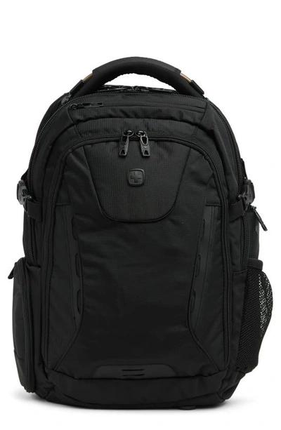 Swissgear Usb Scansmart Laptop Backpack In Tonal Black