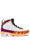 Jordan Air  9 High-top Sneakers In White  Cactus Flower & Desert Berry
