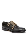 GUCCI Queercore Studded Brogue Monk Shoes