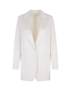 Max Mara White Nerone Jacket In Bianco