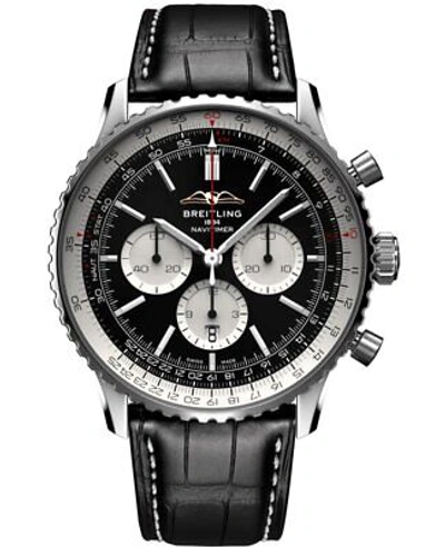 Pre-owned Breitling Navitimer B01 Chronograph 46 Black Men's Watch Ab0137211b1p1