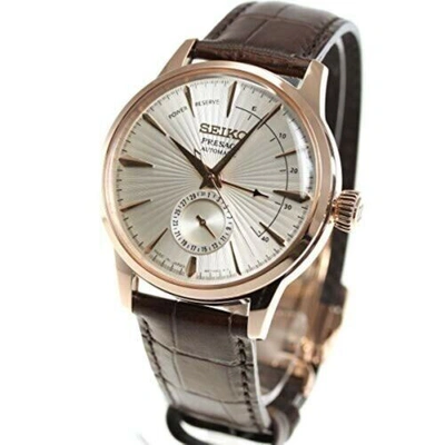 Pre-owned Seiko Sary132 Presage Automatic Brown Calf Band Men's Watch..jp