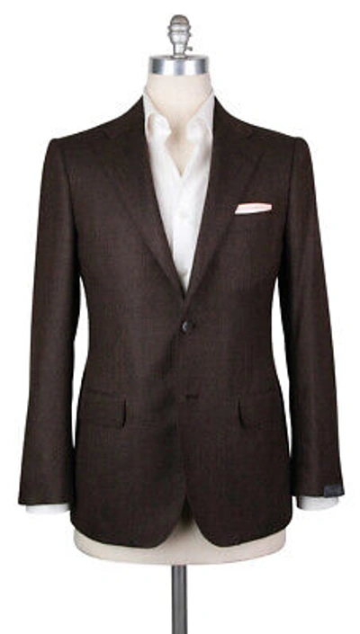 Pre-owned Sartorio Napoli $4200  Brown Cashmere Sportcoat - 44/54 - (ugt2221g6822r7)