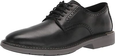 Pre-owned Visit The Cole Haan Store Cole Haan Men's The Go-to Plain Toe Oxford In Black/gray Midsole