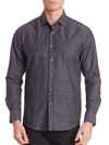 ROBERT GRAHAM Weylin Textured Button-Down Shirt