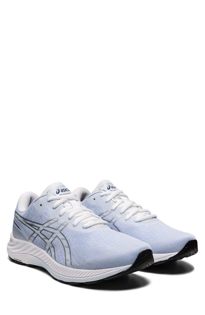 Asics Gel-excite 9 Trainer Sneaker In White/silver