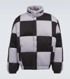 KENZO CHECKED QUILTED DOWN JACKET