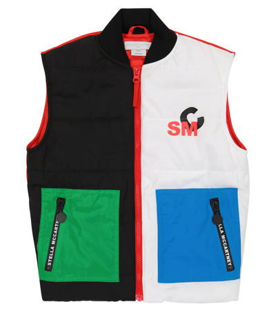 Stella Mccartney Logo Printed Vest In Multicolor