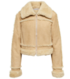ACNE STUDIOS CROPPED SHEARLING JACKET