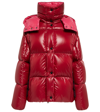 Moncler Parana Quilted Nylon Down Jacket In Bordeaux