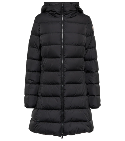 Moncler Gie Hooded Quilted Shell Down Jacket In Black