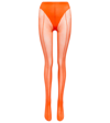 Wolford X Mugler A Tights In Red