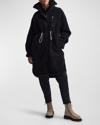 Varley Jones Sherpa Coat In Black