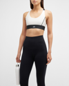 Alo Yoga Airlift Suit Up Medium-impact Sports Bra In Ivory